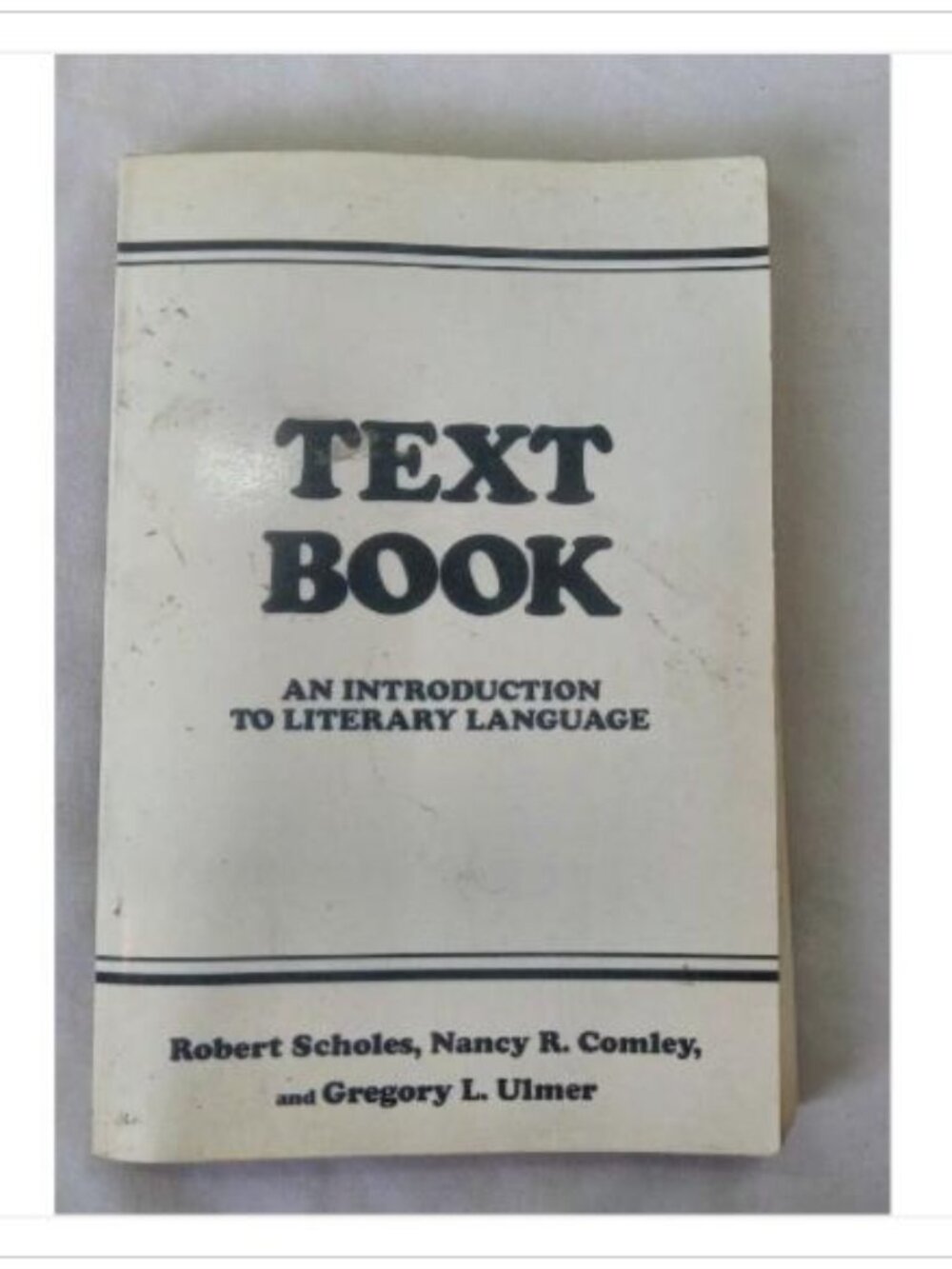 Text Book: An Introduction to Literary Language 1988 Paperback Vintage Novel